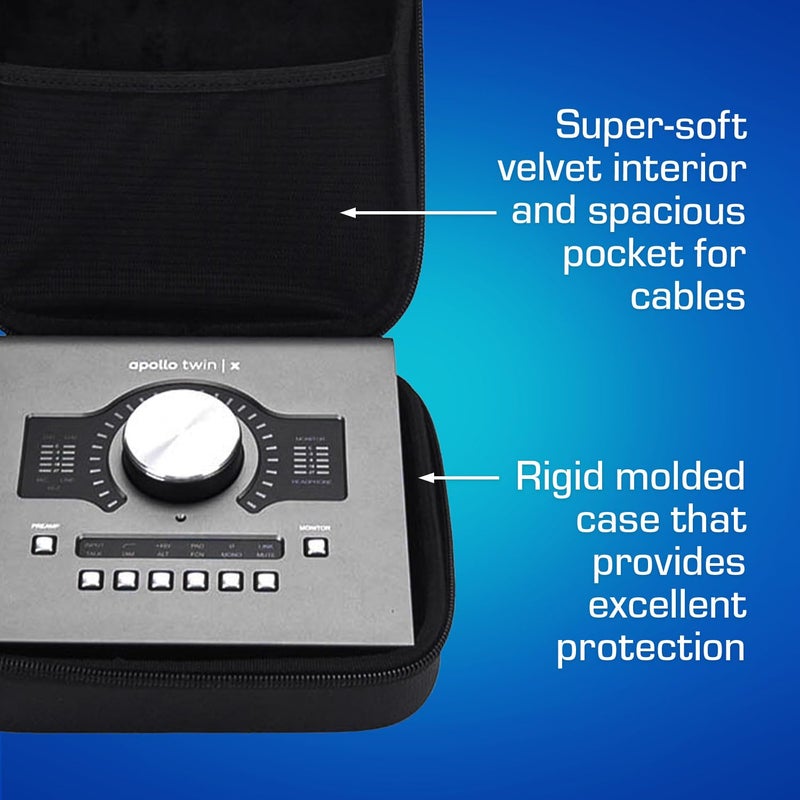ANALOG CASES Universal Audio Apollo Twin Case - Custom-Fitted Compact GLIDE Case for Travel - Image 3